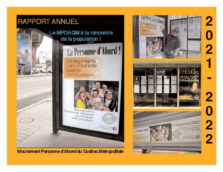 Couverture du rapport annuel 2021-2022