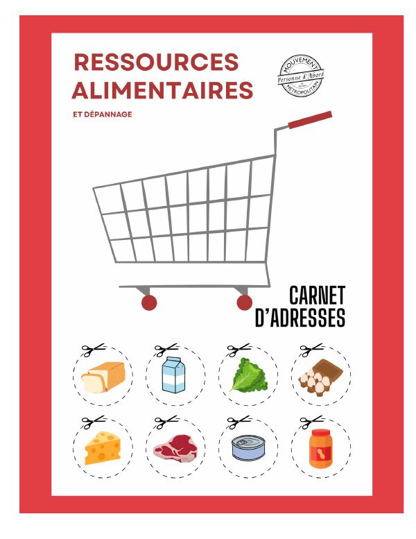 Couverture : Ressources alimentaires et dépannage